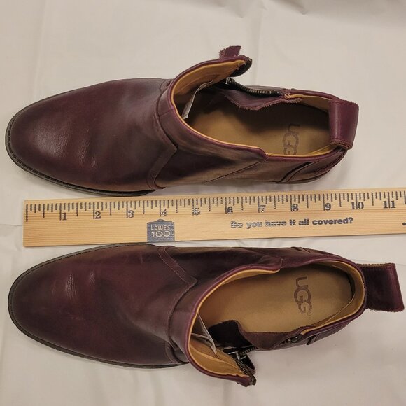 UGG Ankle Booties Plum Color Size 6 - Picture 12 of 12